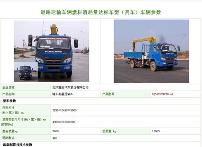 福田5噸隨車吊 價格、圖片與廠家全解析